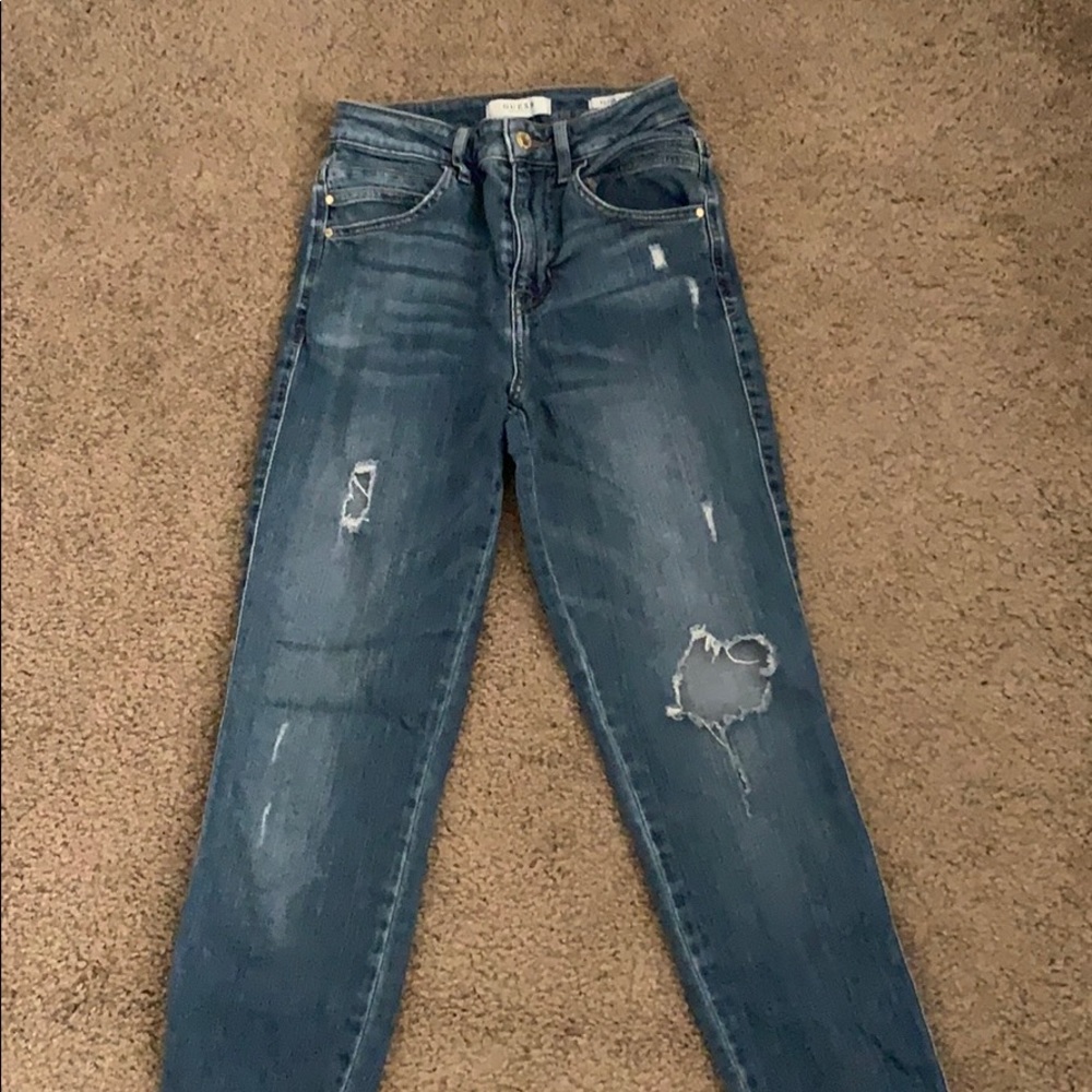Super High-Rise GUESS Denim